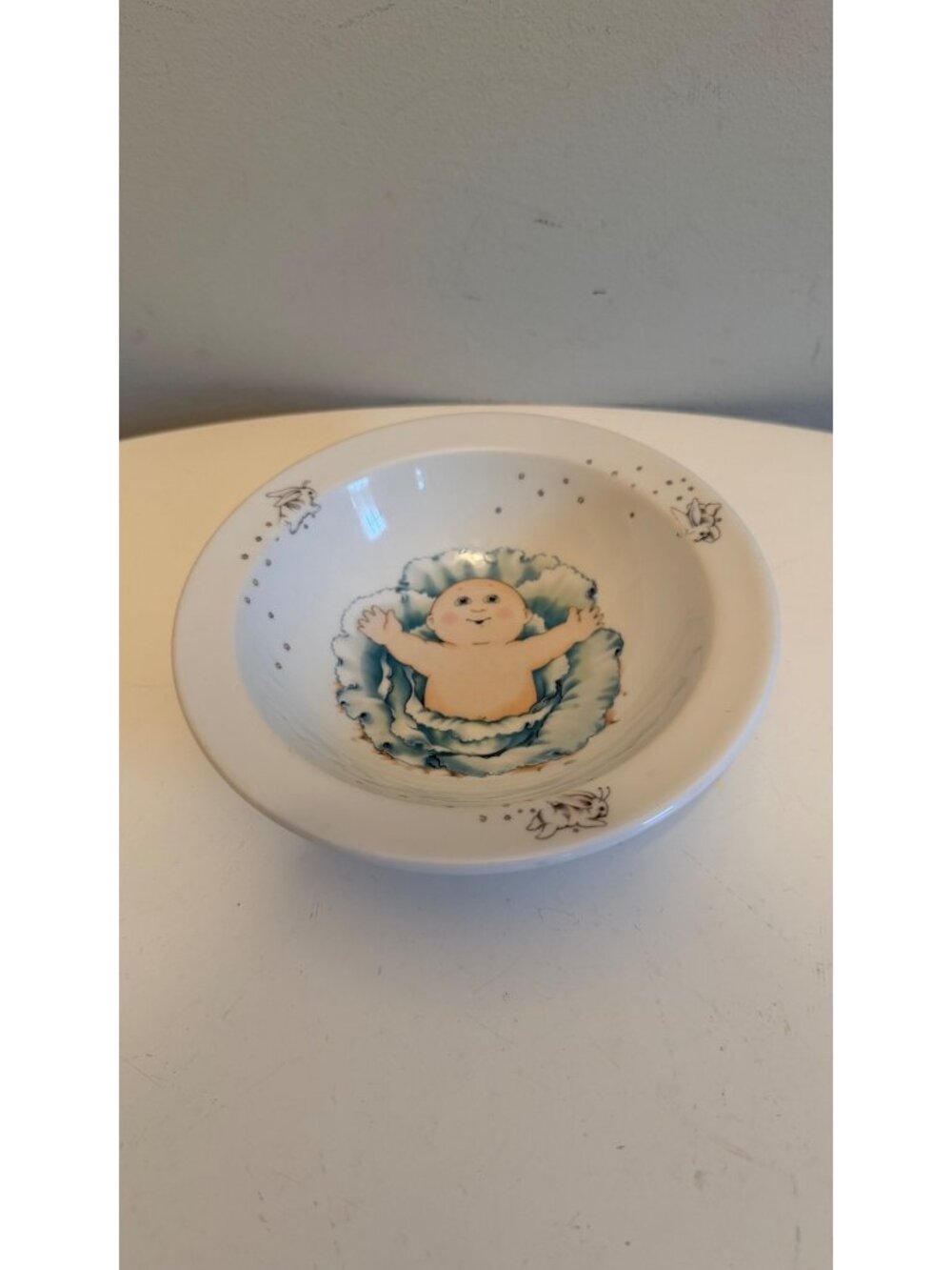 Vintage 1980s Cabbage Patch Kids Ceramic Plate Bowl Mug 3 Pc Set Royal Worcester - Picture 9 of 16
